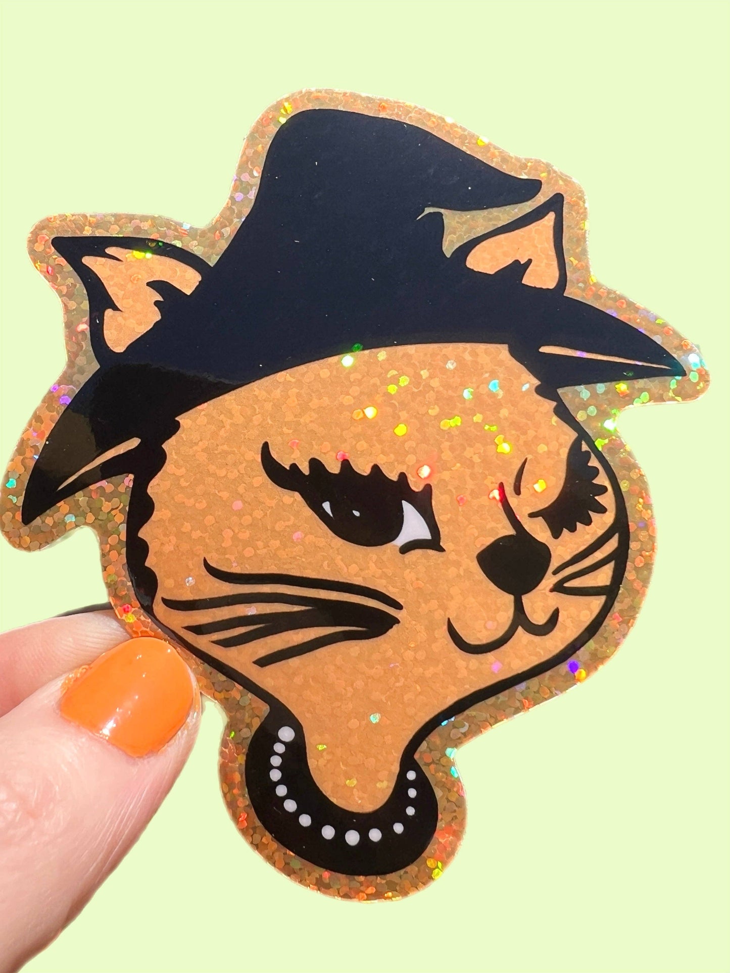 Halloween Winking Cat