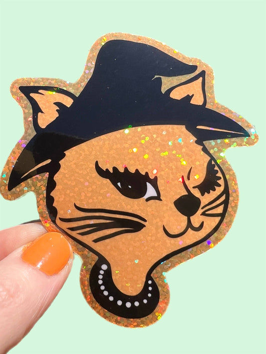 Halloween Winking Cat