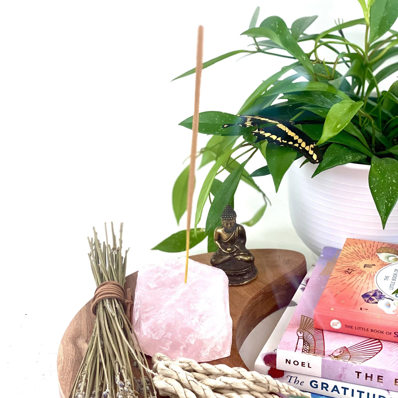 Rough Stone Crystal Incense Burner