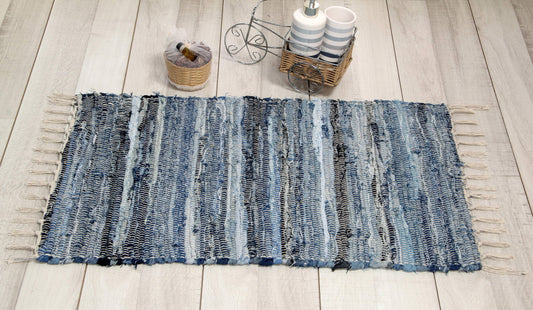 Chindi Denim Rug