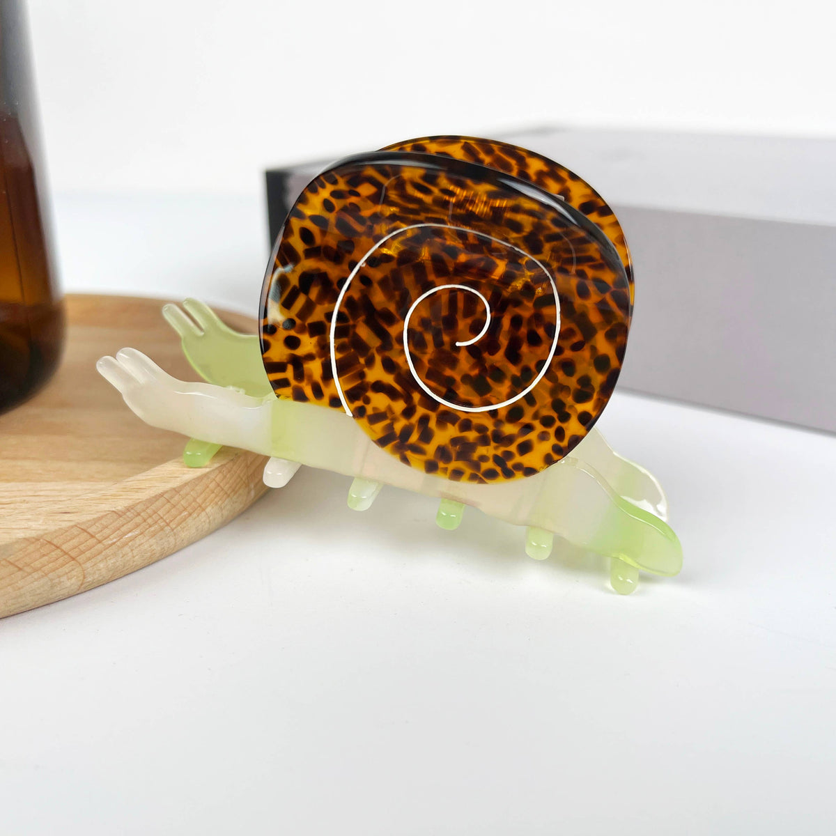 Cute Snail Acetate Hair Clip