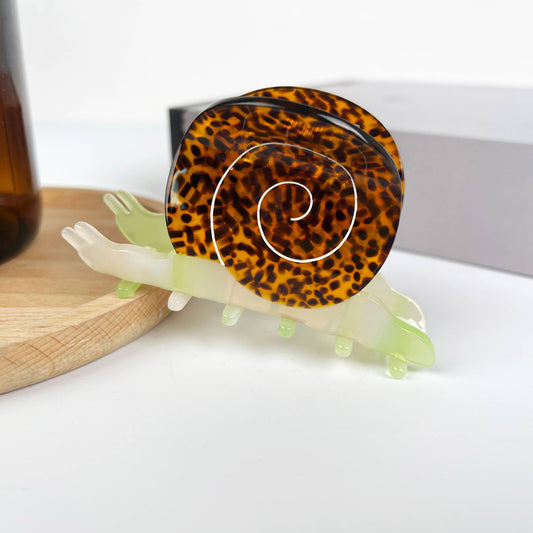 Cute Snail Acetate Hair Clip