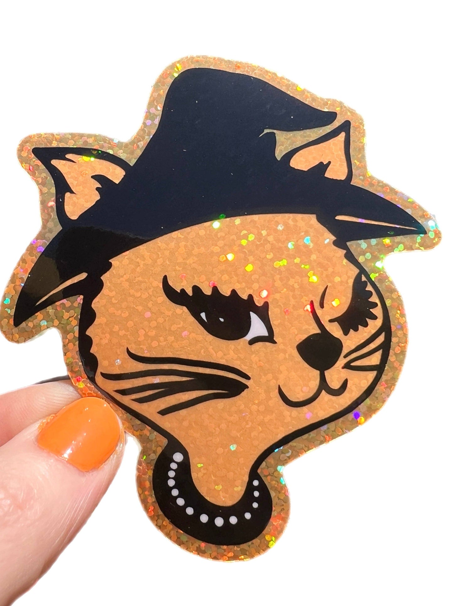 Halloween Winking Cat