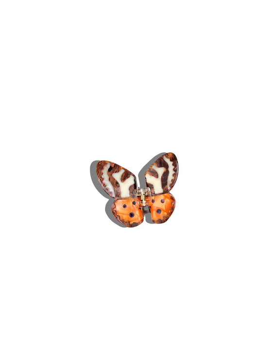 Hand-painted Tiger Moth Claw Hair Clip | Eco-Friendly