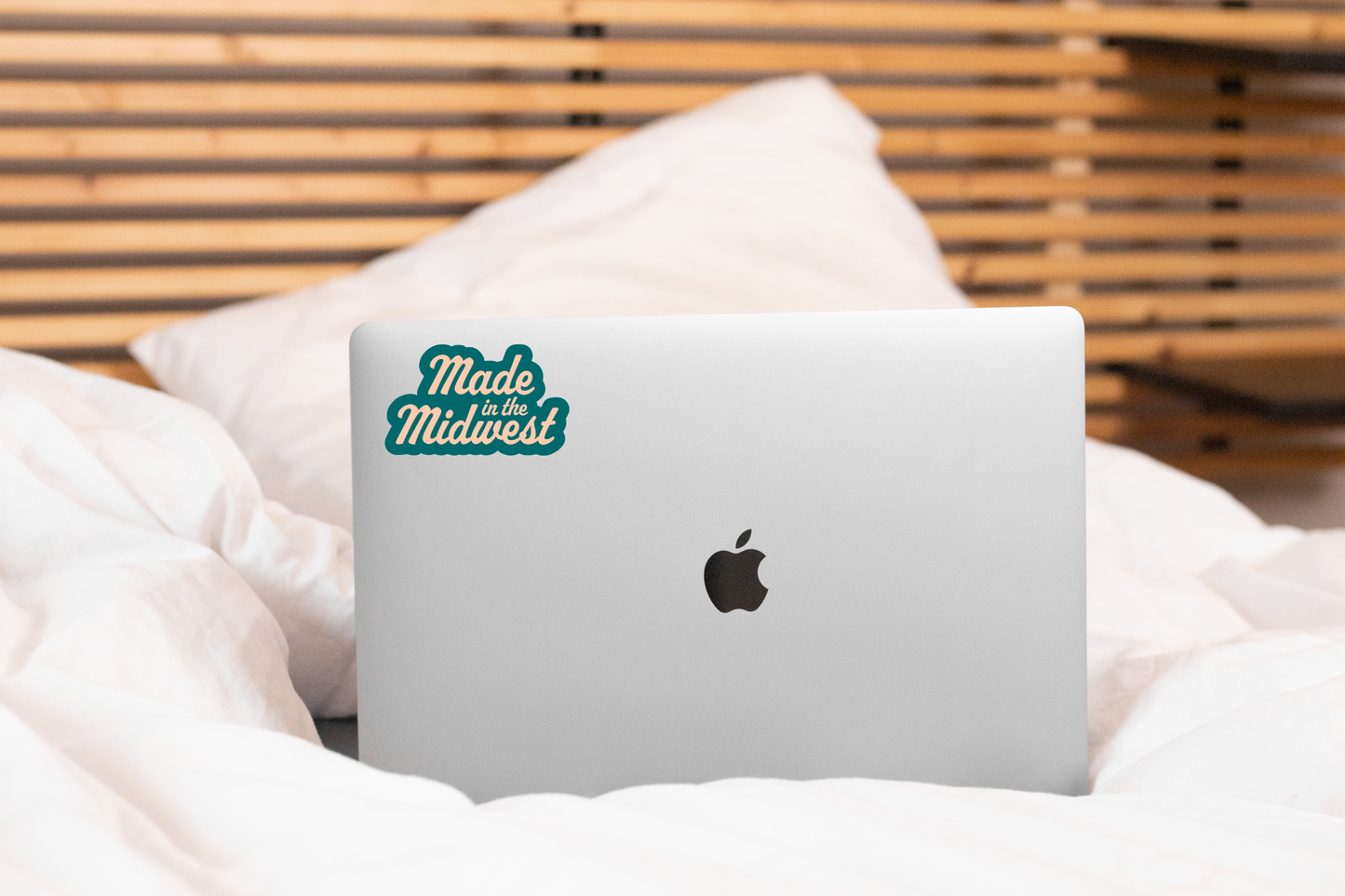Made in the Midwest Sticker - home, local, roots, you betcha