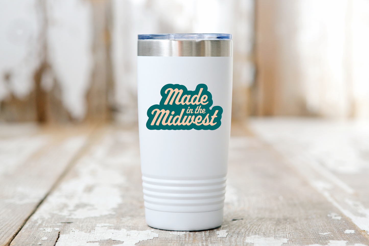 Made in the Midwest Sticker - home, local, roots, you betcha