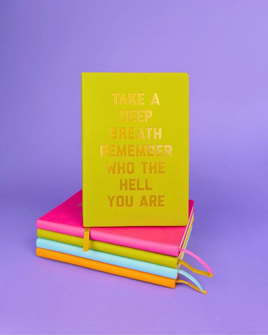 Take a Deep Breath Blank Journal - Green