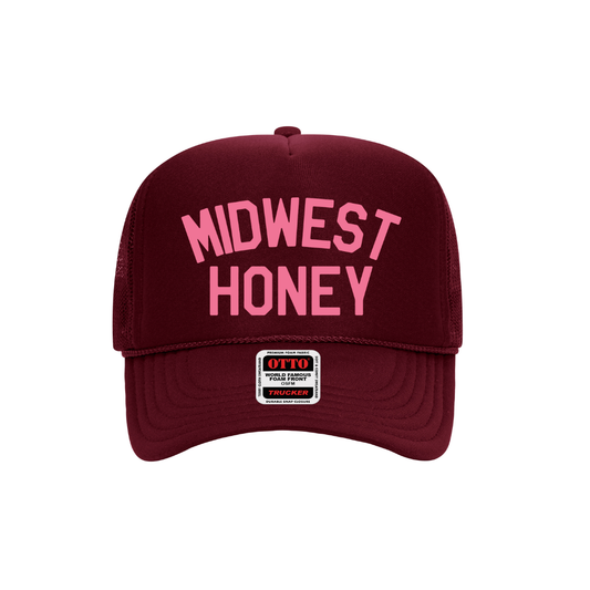 Midwest Honey Maroon Trucker Hat